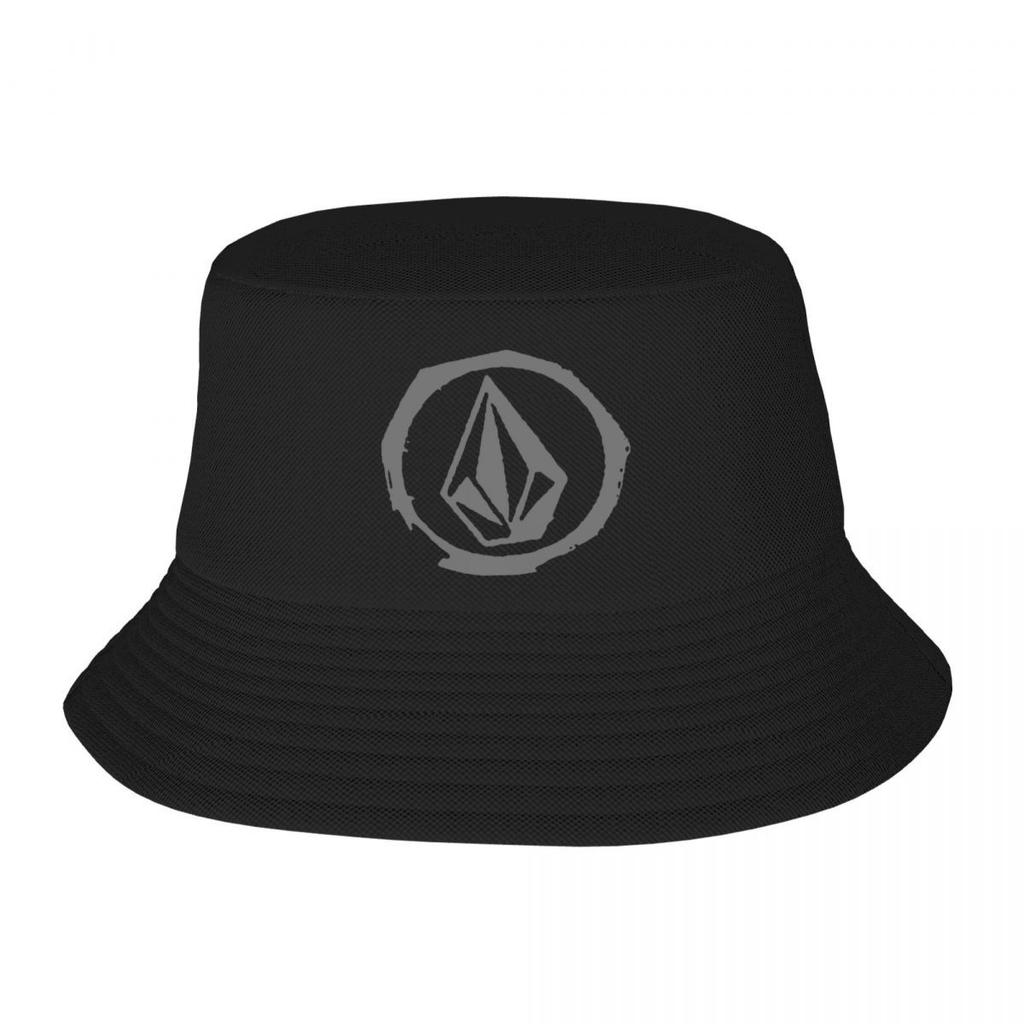 Cappello a Secchiello Personalizzato Volcoms Logo Donna Unisex Moda Estate Spiaggia Sole Pescatore Cappellino Unisex