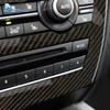 For BMW X5 F15 X6 F16 2014-2017 Carbon Fiber Car AC CD Control Panel Stickers CD Console Frame Decorations Car Styling Accs