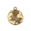 Charms Rose Lotus Pendants Wedding Jewelry Findings QC107
