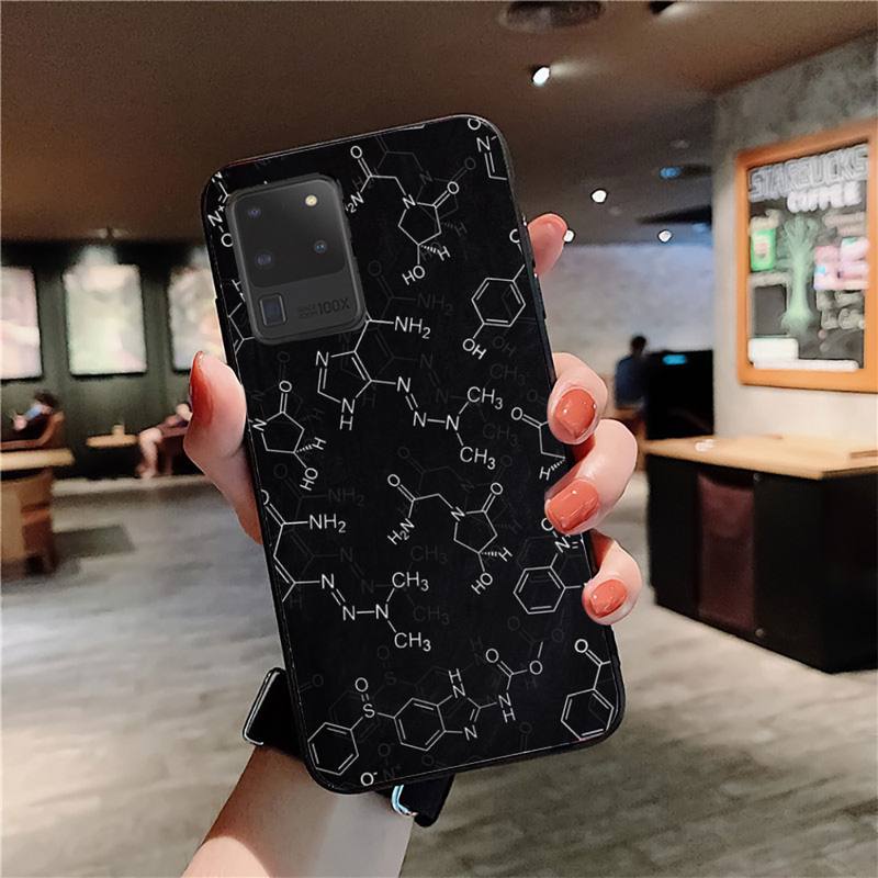 

Чехол для телефона Science Chemistry Formulas для Samsung S20 lite S21 S10 S9 plus для Redmi Note8 9pro для Huawei Y6 Samsung S21 plus