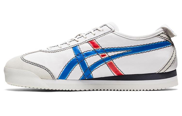 Baskets pour Homme Onitsuka Tiger Mexico 66 SD PF Blanc Bleu Rouge 42.5 gray