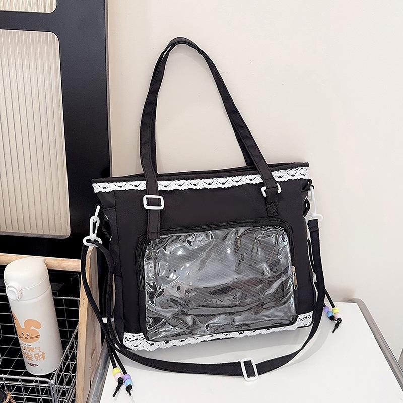 Japanese Two-Dimension Bag Kawaii Kawaii Shoulder Bag Transparent Shoulder Bag Organized Itabag For Anime Events Conventions