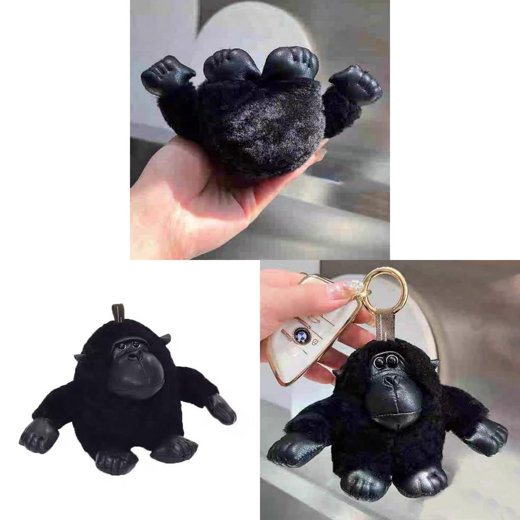Cuter Chimpanzee Keychain Soft Plush Toy Gift For Kids And Friends