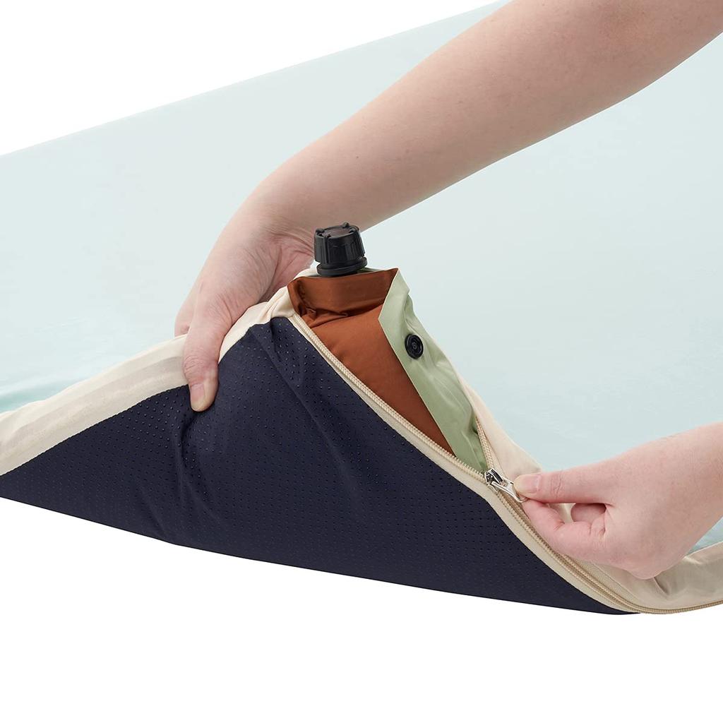 Antibacterial and Deodorizing Self-Inflating Mat Cover, SOLO (Blue)