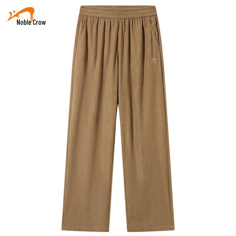 Guirenniao Unisex Corduroy Straight-Leg Casual Pants