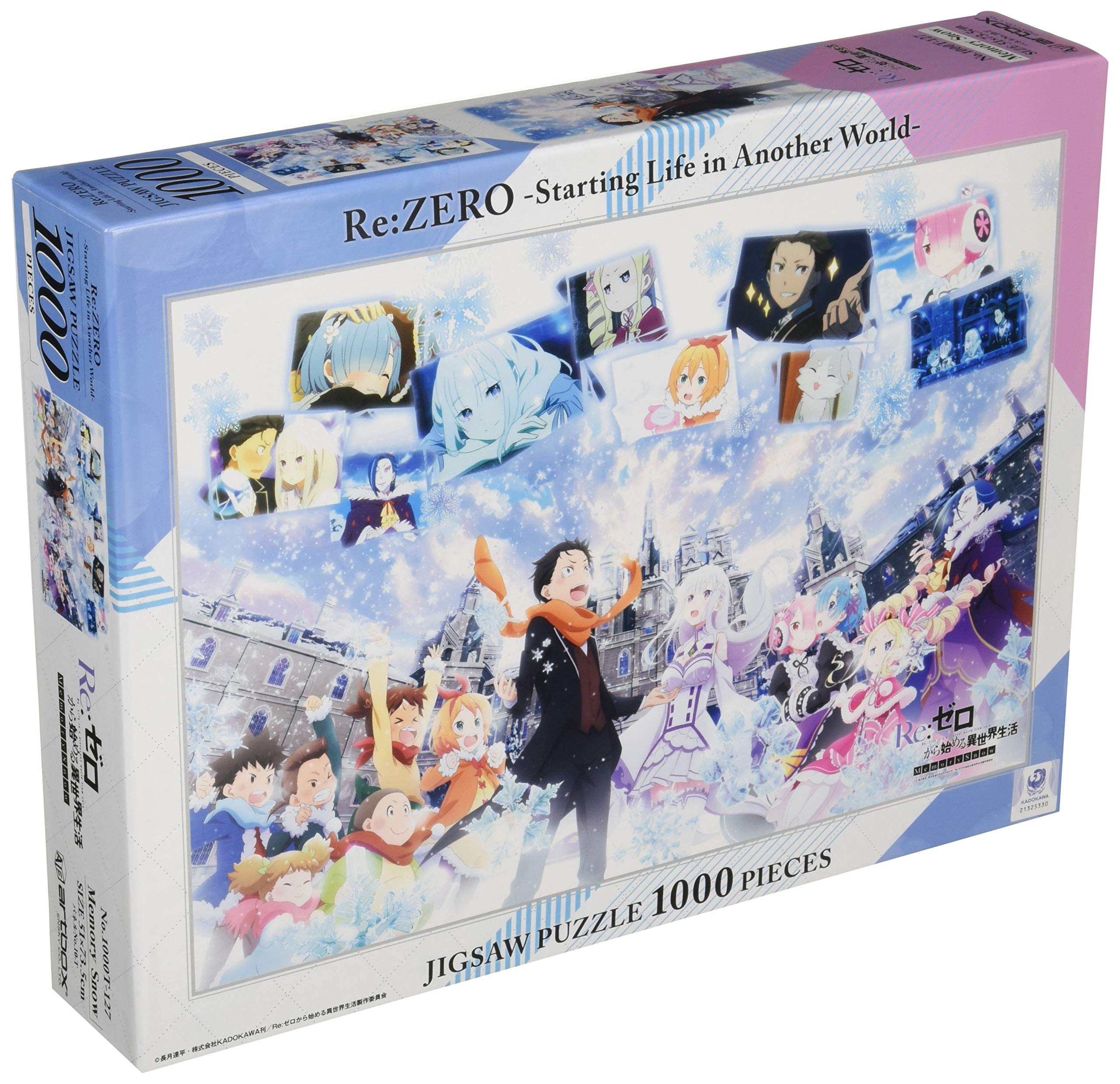 

ENSKY Жизнь в Другой Памяти Снег 51 x см Пазл 1000 Деталей ПАЗЛ ReZERO -Начало Мира- 73.5 1000T-127