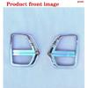 Car front fog lamp decorative frame silver For Chevrolet Colorado -2025