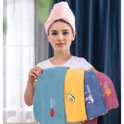 Luxury Microfiber Hair Drying Towel, Fast Dry Shower Cap Turban, Soft Head Wrap For Wet Hair, Bathroom Accessories Spa Towel Cap