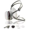 Half Face Reusable Respirator Spray Paint Gas Mask Respiratory Protection Multi-Purpose Dustproof Respirator