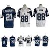 NFL Dallas Cowboys Retro Football Jersey Mesh Embroidered Sports Uniform Men Women