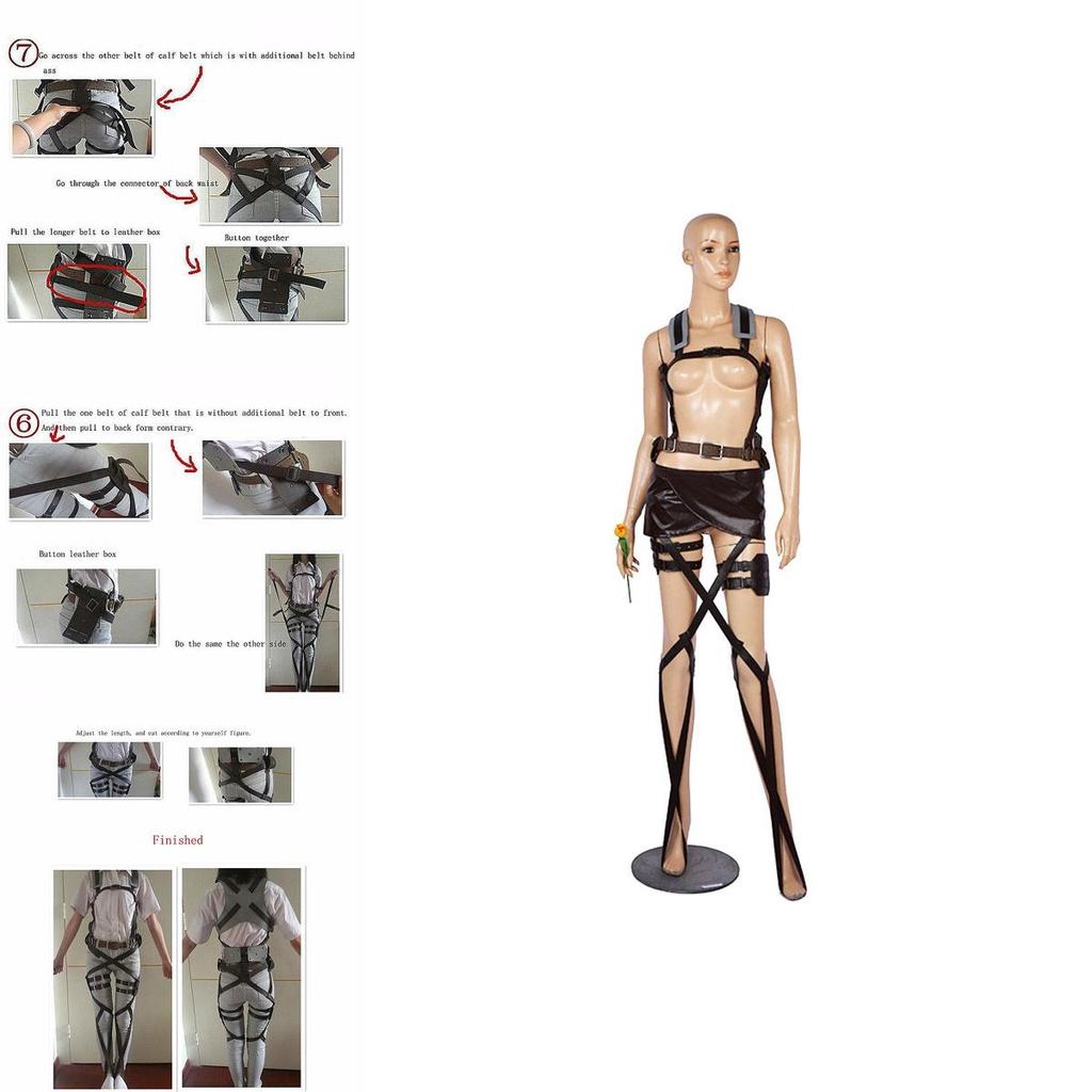Verstellbare Träger Geschirr Für Attack On Titan Cosplay Mit Hochwertigen Materialien