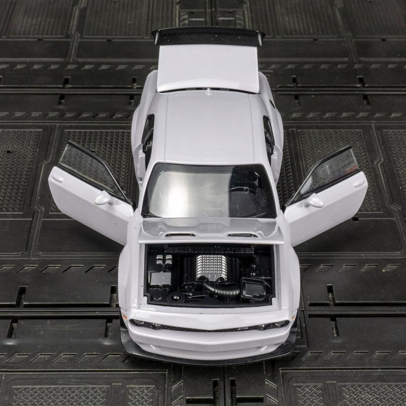 Jiaye VB32793 Metal Sports Car Toy: Alloy Model with Sound, Light, and Pull-Back Door Opening.