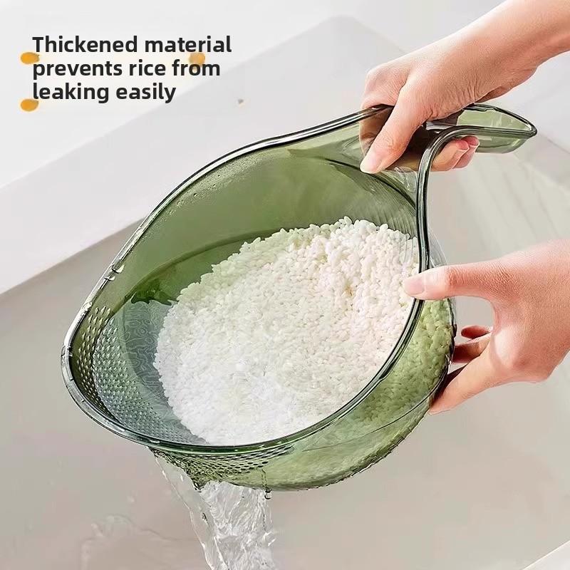 Rice-washing Magic Tools: Rice-washing Sieve, Water-draining Basket, Vegetable-washing Basin, Ladle, Water-rinsing, Water-draining Basket