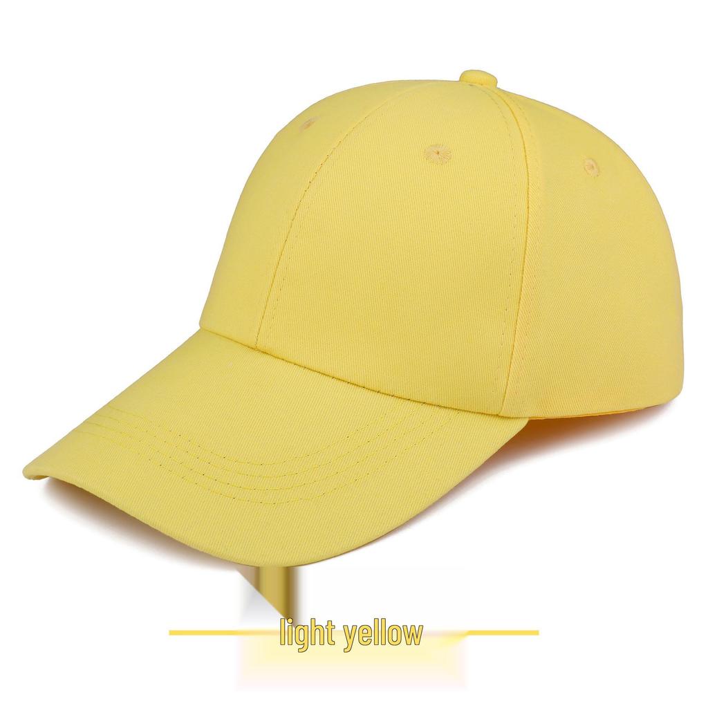 Customized Cotton Baseball Cap with Printed Logo for Men and Women - Duckbill Sun Hat for Work or Leisure.