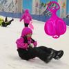 Snow Sled Board With Handle Kids Heavy Duty Snow Sledge Protable Outdoor Winter Skiing Boards Snow Unisex And Also Sutiable