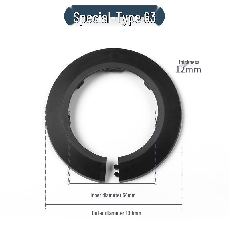 Pipe Decorative Snap-On Ring Cover for PVC or Galvanized Fire and Drainpipes