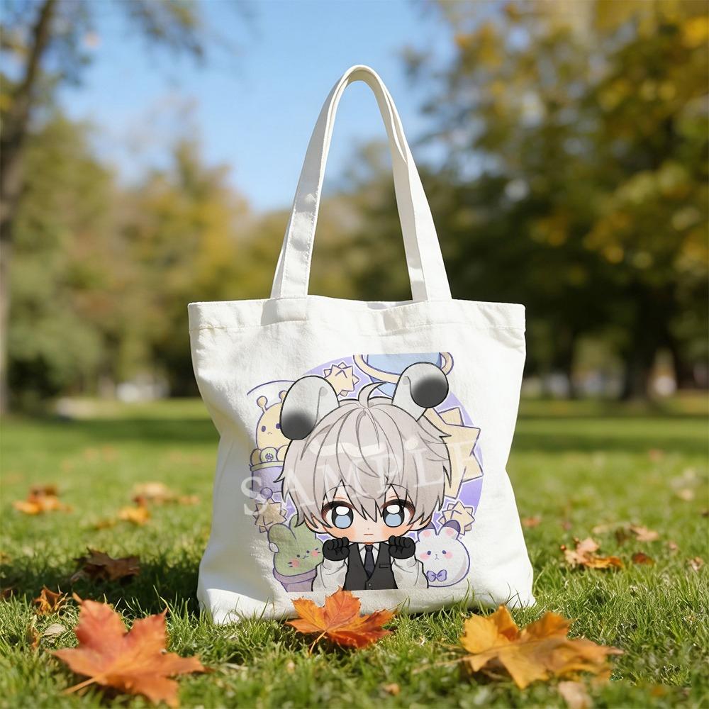 Love and Deepspace Cartoon Anime Character Bag 35x40CM Rafayel Zayne Xavier Caleb Single-Shoulder Handbag Fans Gift