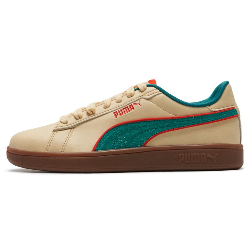 Puma Smash 3.0 Comfortable Versatile Durable Low-Top Sneakers Unisex Sneakers Beige 402630-01