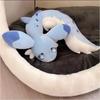 Peluche Palworld Chillet Bluemagic, modello di bambola periferica, da 120-180 cm, modello di bambola gatto, cartone animato, cuscino da lancio, kawaii, gif.