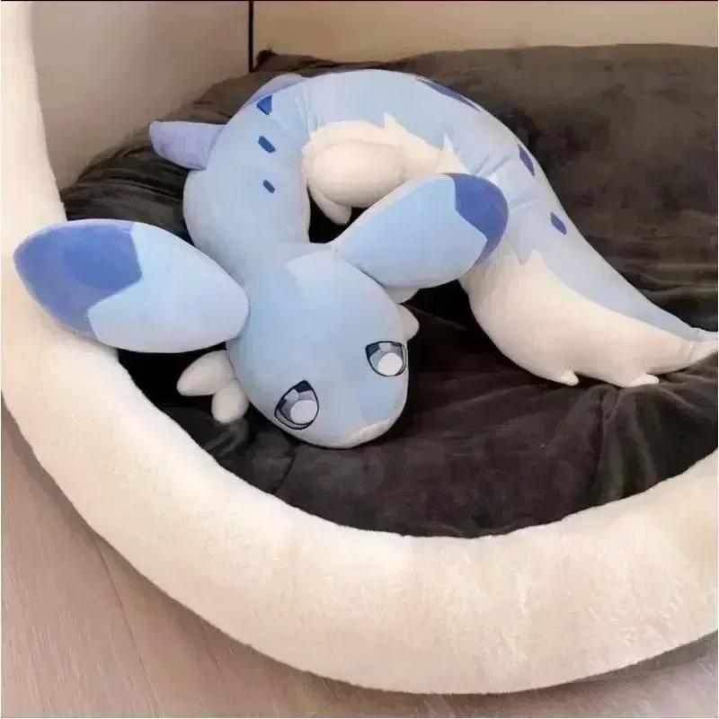 Peluche Palworld Chillet Bluemagic, modello di bambola periferica, da 120-180 cm, modello di bambola gatto, cartone animato, cuscino da lancio, kawaii, gif.