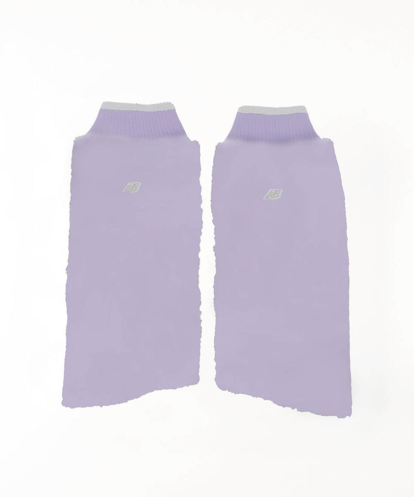 Golf Thermal Leg Warmers Faux x Purple FR [New Balance] Women's (Back side fur, reversible) / 012-3283510 022_Gray
