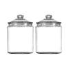 Transparent Glass Storage Jar with Lid for Food-Grade Dried Tangerine Peel and Spices