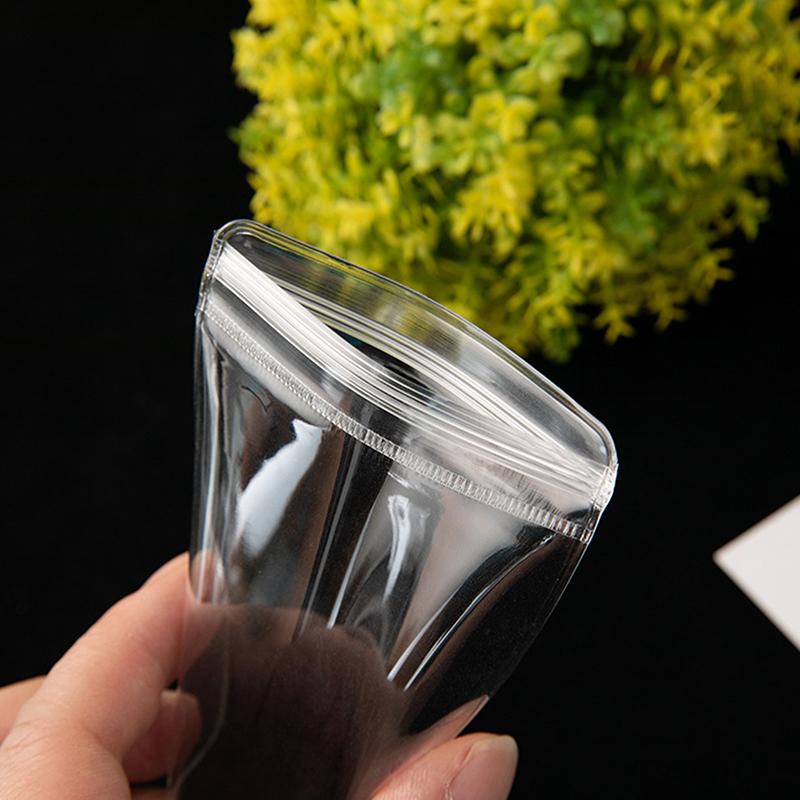 10Pcs Jewelry Small Self-Sealing Plastic Zip Clear Bags Pvc Clear Storage Bag For Storing Bracelets Rings Earrings Organizer