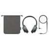 Sony H.ear On 2 Headphones MDR-H600A: Hi-Res Compatible, Closed-Back, with Remote and Mic, 2017 Model, 360 Reality Audio Certified, Grayish Black