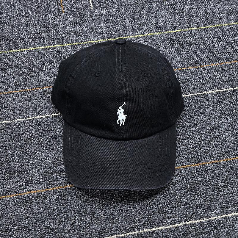 Gorra de Béisbol Polo Ralph Gray RL con Bordado de Logo de Caballo Pequeño - Sombrero de Copa Suave Unisex