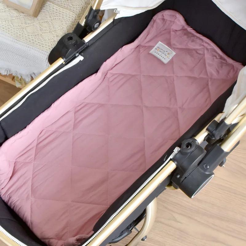 

40*80cm Soft Cotton Newborn Stroller Seat Cover Infant Baby Outdoor Stroller Seat Cushion Washable Stroller Accessories