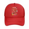 Assorted Themed Stickers Collection Mesh Baseball Cap