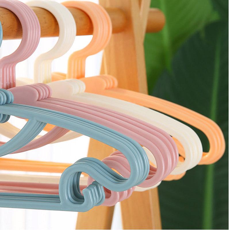 Children's Plastic Hanger Children's Big Children's Clothes Hanging Children's Baby Clothes with Baby Bow Hanger Pants Rack