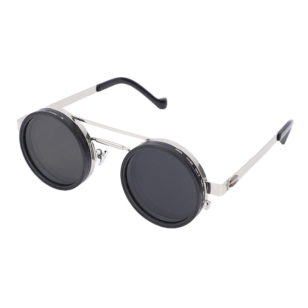 Adjustable Tint Sunglasses Round 1 9 Gears Polarized Sunglasses with ND Filter Lenses for Driving Fishing Outdoor Use