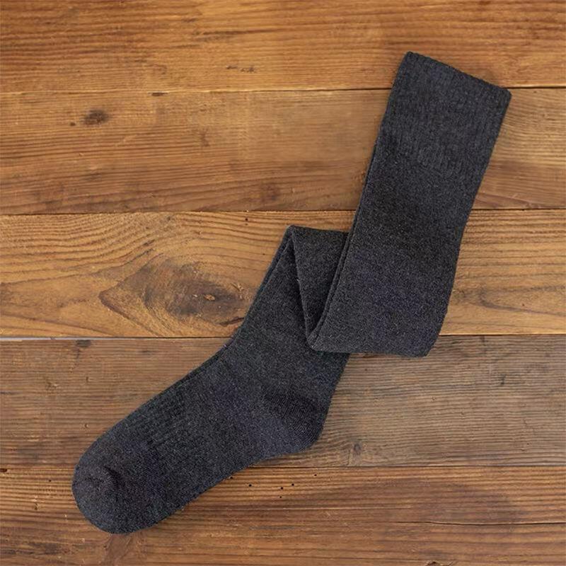 Winter Warm Women Knit Crochet Cotton Soft Thick Long Socks Thigh-High Leggings