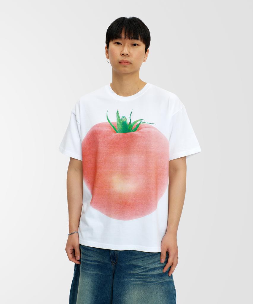 LAUGHER Tomato T-Shirt - White