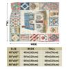 Coperta Morbida Trapuntata a Forma di Casa per Bambini e Adulti, Coperta in Flanella per Divano, Poltrona, Letto, Design Super Caldo, Copriletto