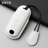Genuine Leather Auto Key Fob Cover Case Housing Fit For Mazda 2 3 6 Atenza Axela Demio Cx-5 Cx5 Cx-3 Cx3 Cx7 Cx-7 Cx-9 Cx9 Mx5 2 3 Buttons Key Ring