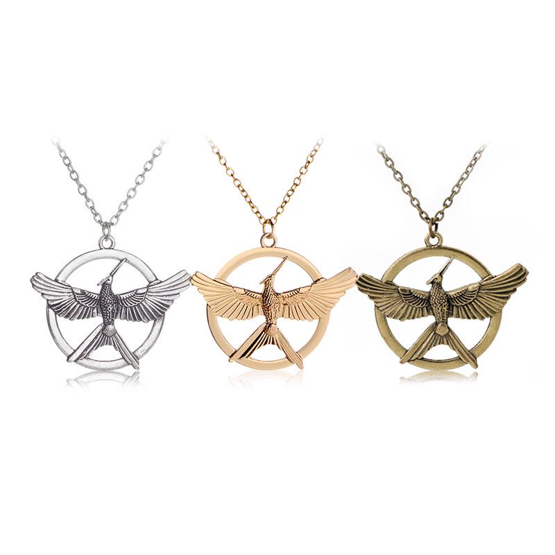 Necklace Animal Bird Logo Pendant Vintage Chain  Jewelry Accessories For Men Women