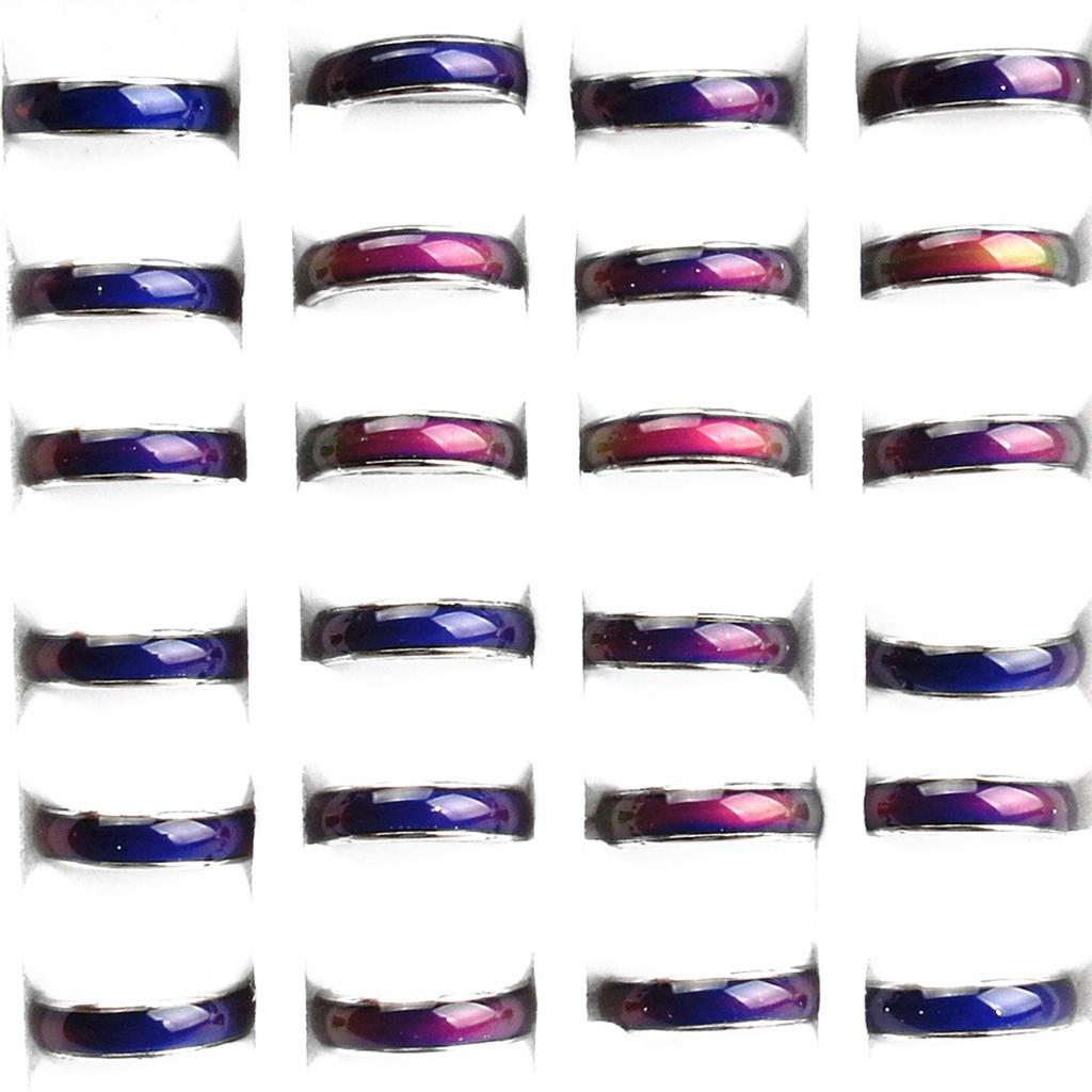 Ring Ring Feeling 6-10 Jewelry Size Mood Change 20pcs Color Amazing Emotion
