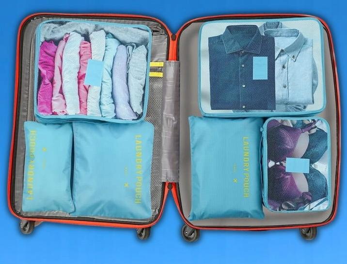 Travel Cosmetic Bag Cosmetic Case Organizer Set of 6 Women's Large
