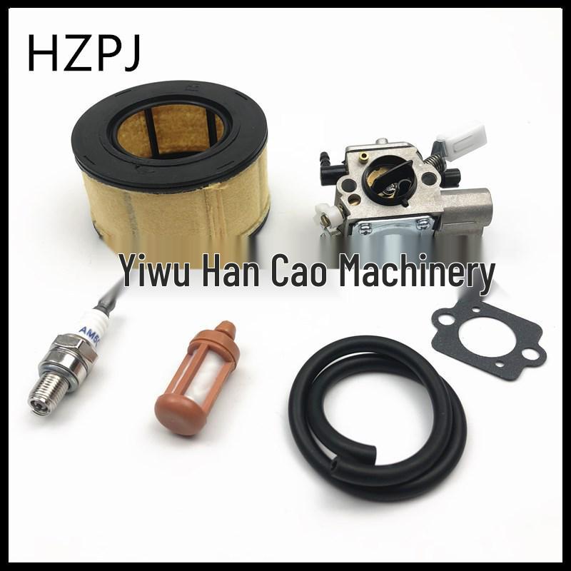MS251C Chainsaw Carburetor & Accessories Kit: Air Filter, Spark Plug, Fuel Filter, Fuel Line