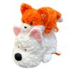 Fox Friends Doll Plush Toy Cute Transformed Doll Flip Fox Puppy Shark