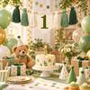 First Birthday Theme First Birthday Banner Boho-Style High Chair Banner  For First Birthday