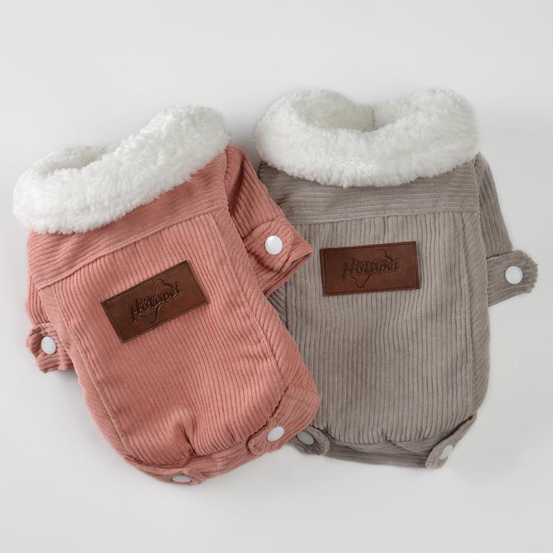 Dog Clothes Autumn Winter Puppy Pet Dog Coat Jacket For Small Medium Dogs Thicken Warm Chihuahua Yorkies Clothes Pets Clothing