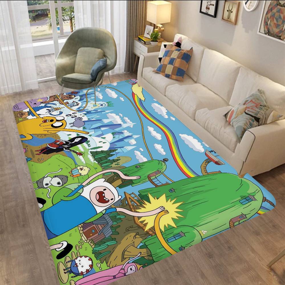 A-Adventure Cartoon T-Time Bathroom Mat Kids Room Bedroom Decoration Balcony Anti-Slip Doormat Living Room Welcome Rug