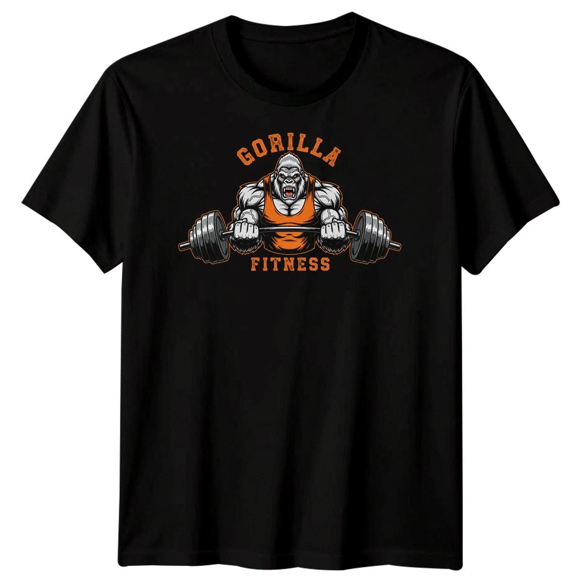 Gorilla Fitness Weightlifting Sports Mens T-Shirt XL