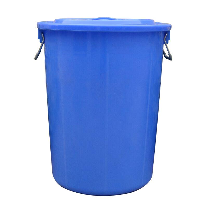 Kelibang Round 100L Heavy-Duty Plastic Storage & Waste Bin with Lid