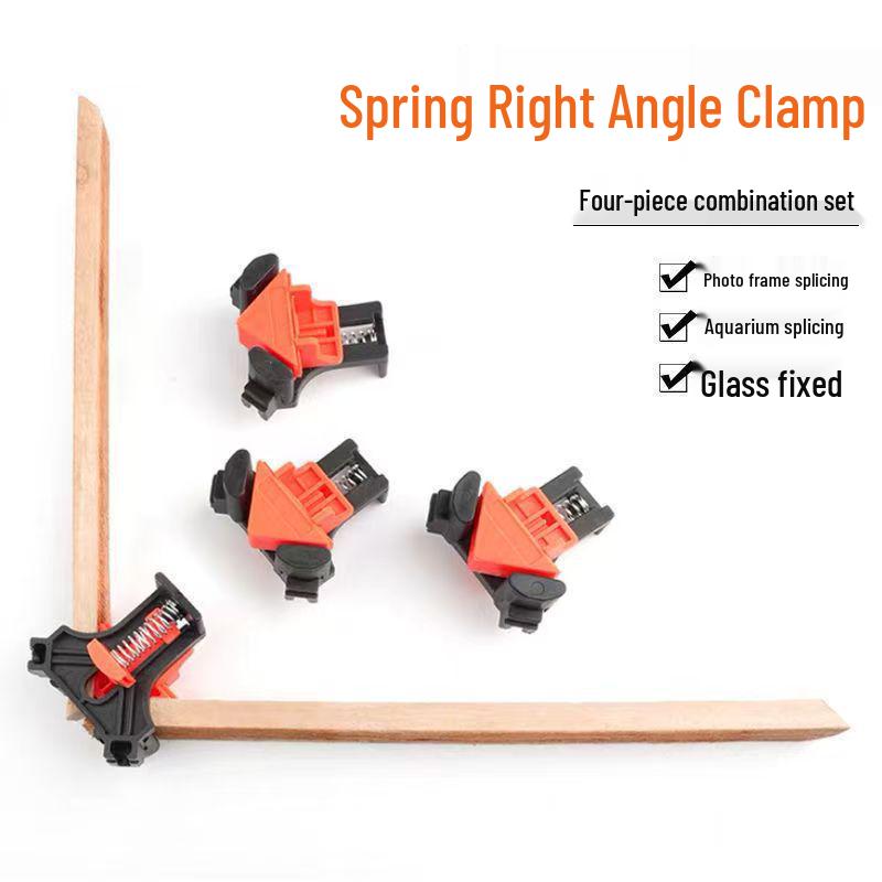 90° Woodworking Right Angle Drill Clamp for Photo Frames