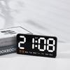 Wall-Mounted & Stand-Up Large Screen Clock with Temperature Display and Alarm Function for Living Room 6638