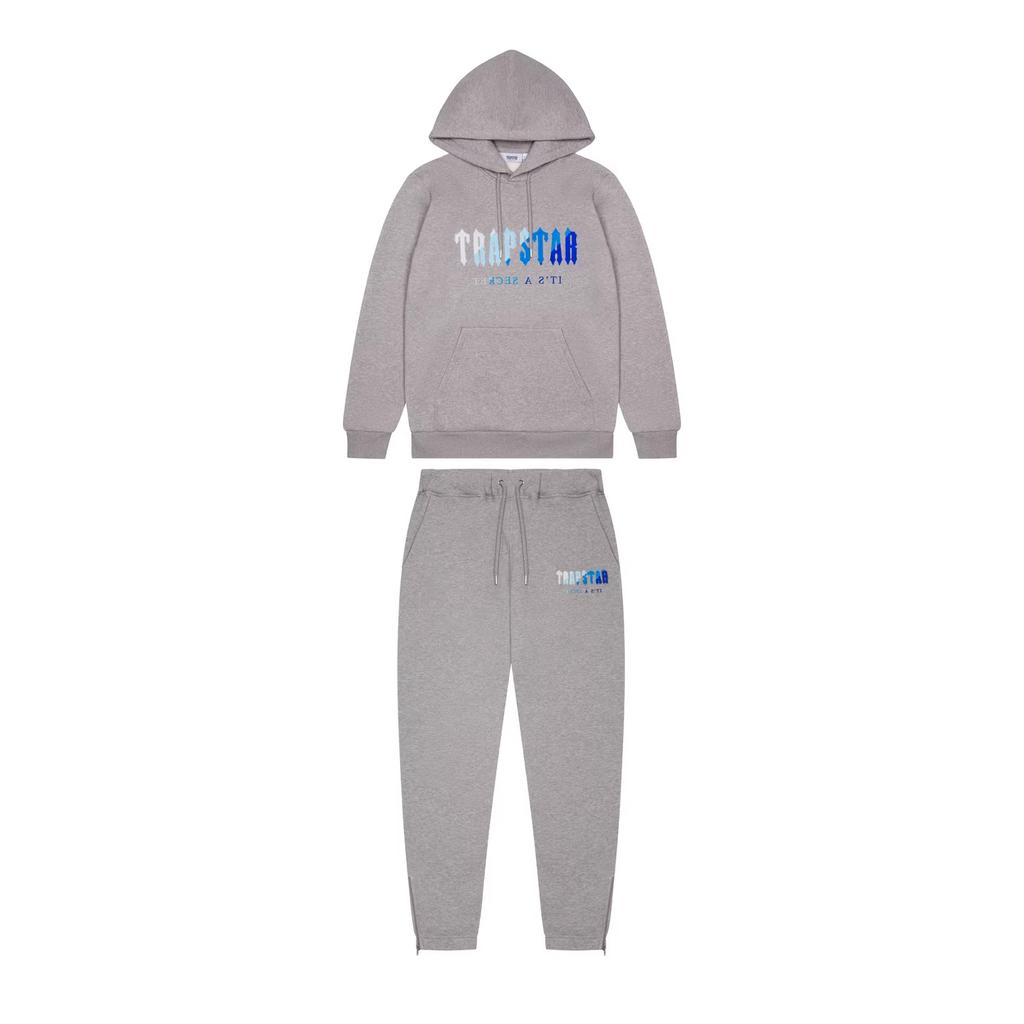 Letter Terry Hooded Sweater Long Pants Sports Sweatpants Jogging Cover European and American Popular Sweater Set